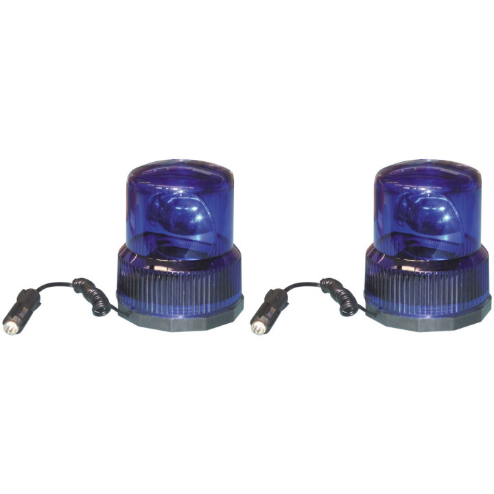 Girofaro electrico magnetico azul 12vcc (sc782) ltd 02 girofaros magneticos