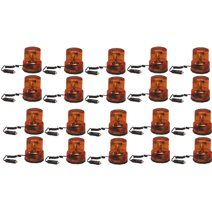 Rundumleuchte 12vdc magnetische bernsteingelb elektrische rundumleuchte signaltechnik