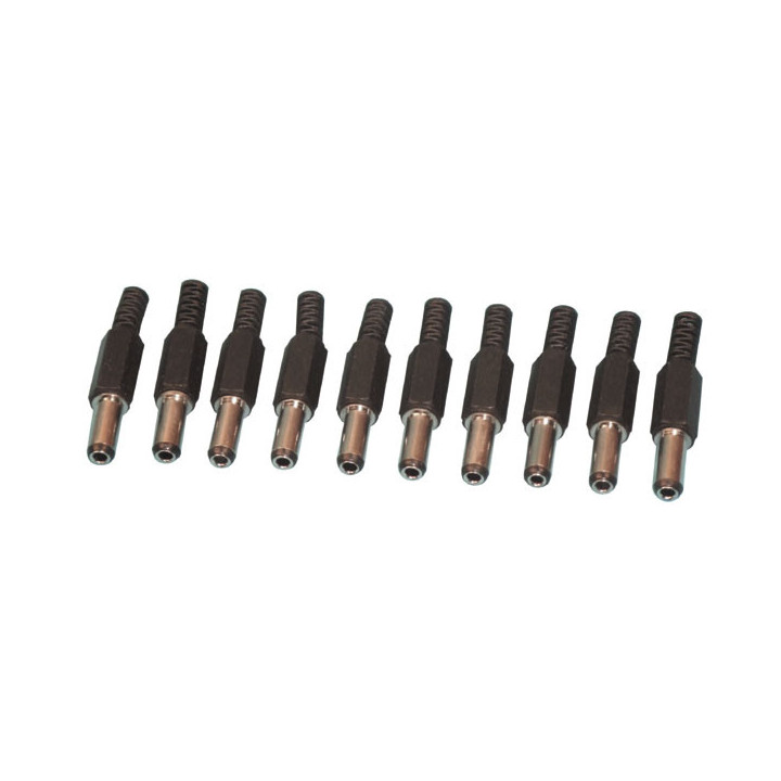 Stromstecker 2.5 x 5.5 x 14mmzum schweissen (10 stucke) elektrischer anschliesser cd012