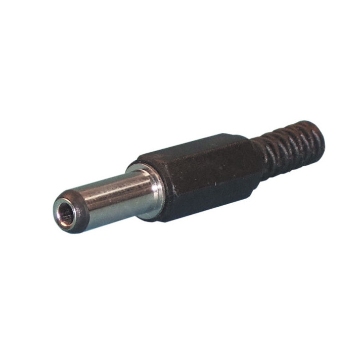 Fiche alimentation mâle 2.5 x 5.5 x 13mm a souder (les 10 pièces) cd012 connecteur electrique