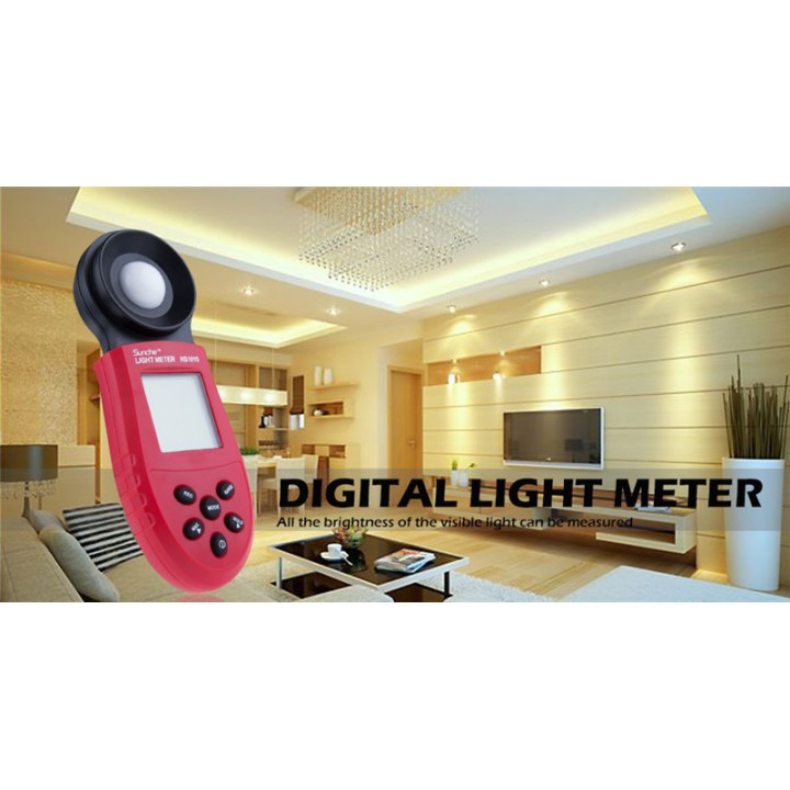 200,000 lux digital lcd backlight pocket light meter lux/fc measure tester lux meter jr international - 6