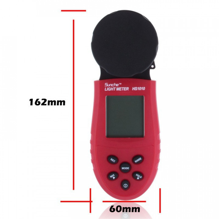 200,000 lux digital lcd backlight pocket light meter lux/fc measure tester lux meter jr international - 9