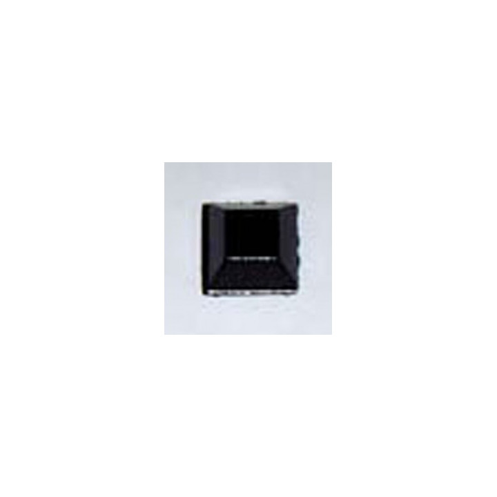 Adhesive rubber foot square black box 12.7 x 5.8 mm case furniture cnc stop quhn0858075 cen - 1