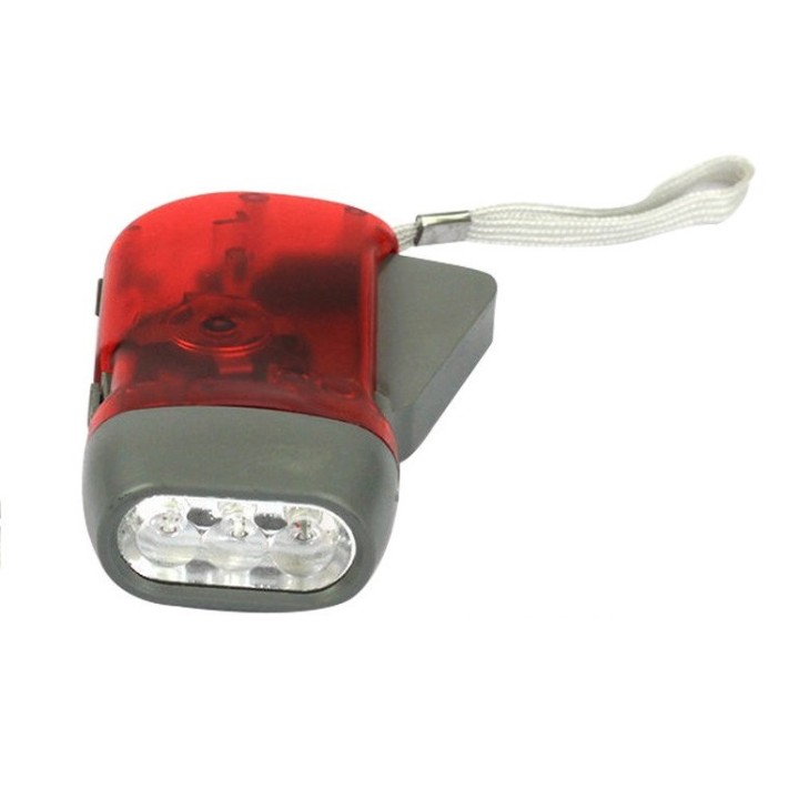 Dynamo torcia illuminazione luce libera 3 led economico delle energie rinnovabili lag006.5107