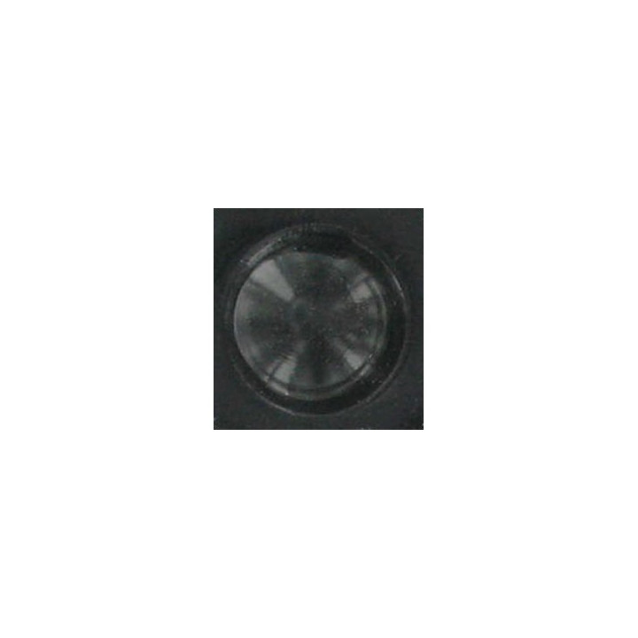 Adhesive rubber foot black rod ø 10.5 x 5 mm (20 pieces) box box cabinet ref: quhn0858008 jr  international - 1
