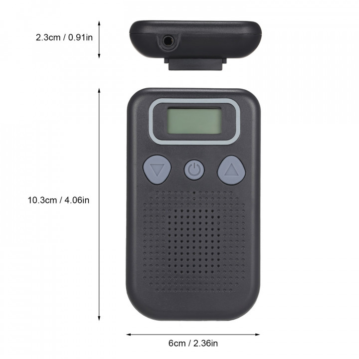 Digital auditory remote sound amplifier discrete listening 2 earpieces