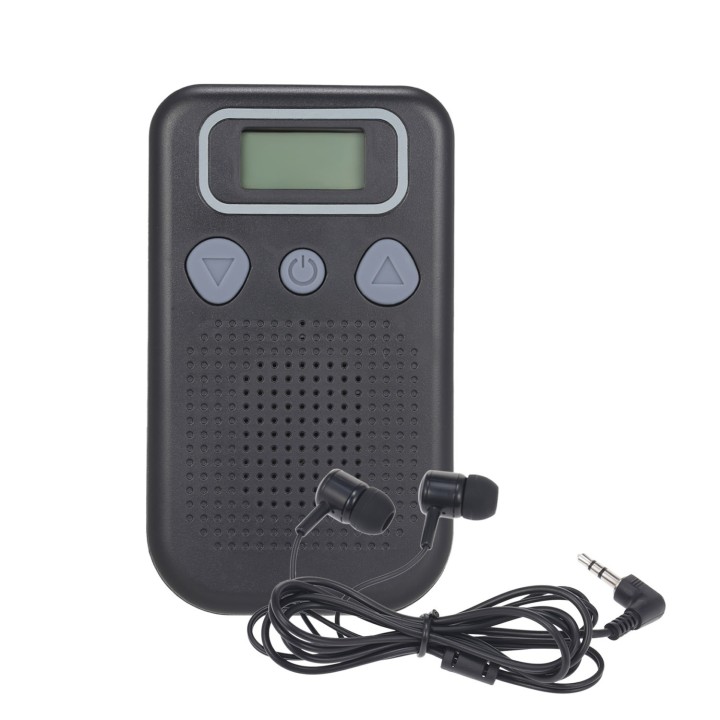 Amplificador de sonido remoto auditivo digital escucha discreta 2 auriculares