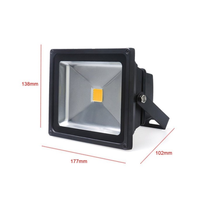 Proiettore led spot light 20w bianco freddo smd 110v 220v lampada da esterno ip65 jr international - 1