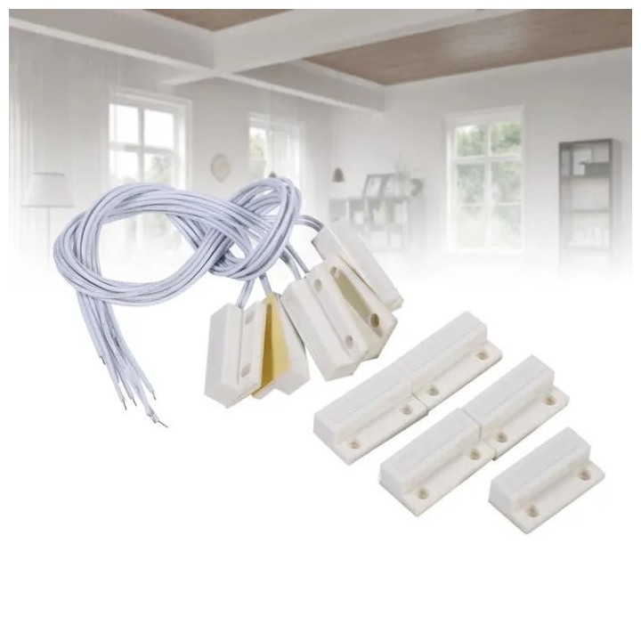 Contact nf protruding 23mm white magnetic detector opening 114ms sensor for alarm