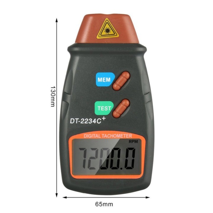 Instrumento de tacómetro digital medida rpm velocidad rotación dt-2234c dto6234n dvm8030