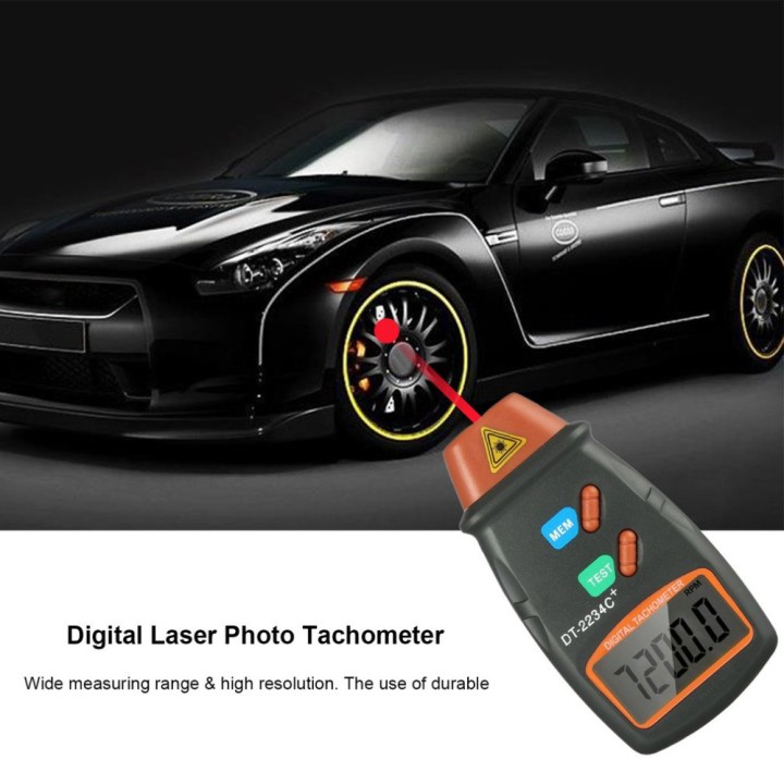 Digitales Tachometer-Instrument misst die Drehzahl, Drehzahl, Rotation dt-2234c dto6234n dvm8030