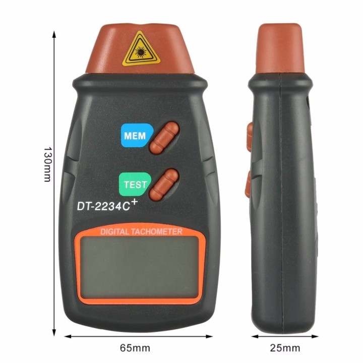 Digitales Tachometer-Instrument misst die Drehzahl, Drehzahl, Rotation dt-2234c dto6234n dvm8030