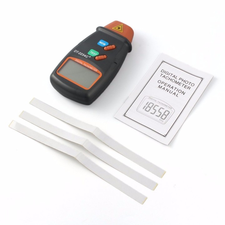 Digitales Tachometer-Instrument misst die Drehzahl, Drehzahl, Rotation dt-2234c dto6234n dvm8030