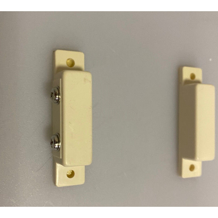 Contact magnetique capteur nf saillie adhesif blanc contacteur ouverture porte detecteur detection