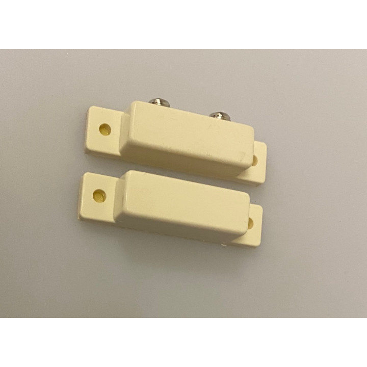 Contact magnetique capteur nf saillie adhesif blanc contacteur ouverture porte detecteur detection