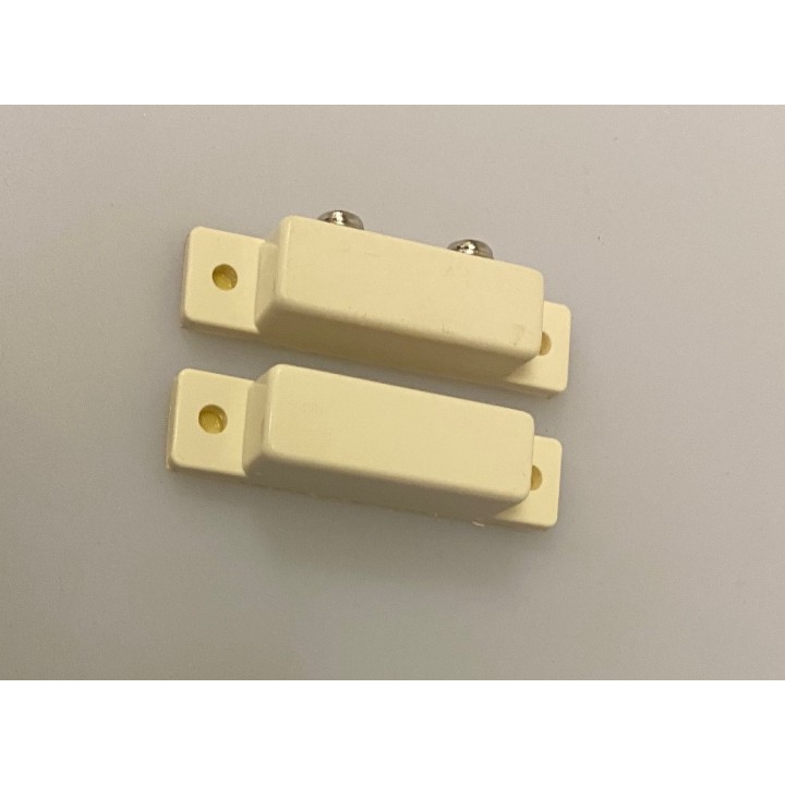 Detector apertura magnetico contacto nf saledizo adesivo blanco detectores de apertura alarma