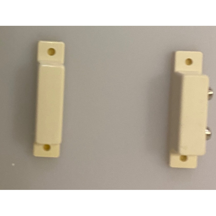 Contact magnetique capteur nf saillie adhesif blanc contacteur ouverture porte detecteur detection