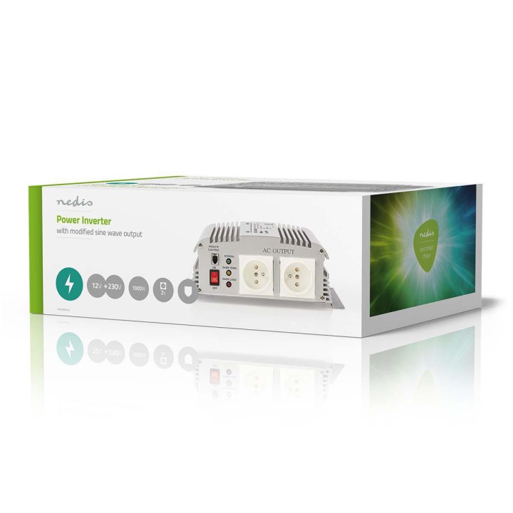 1000w 12v 230v Inverter-Transformator mit integriertem Ladegerät 12v, 220v Spannungswechsler