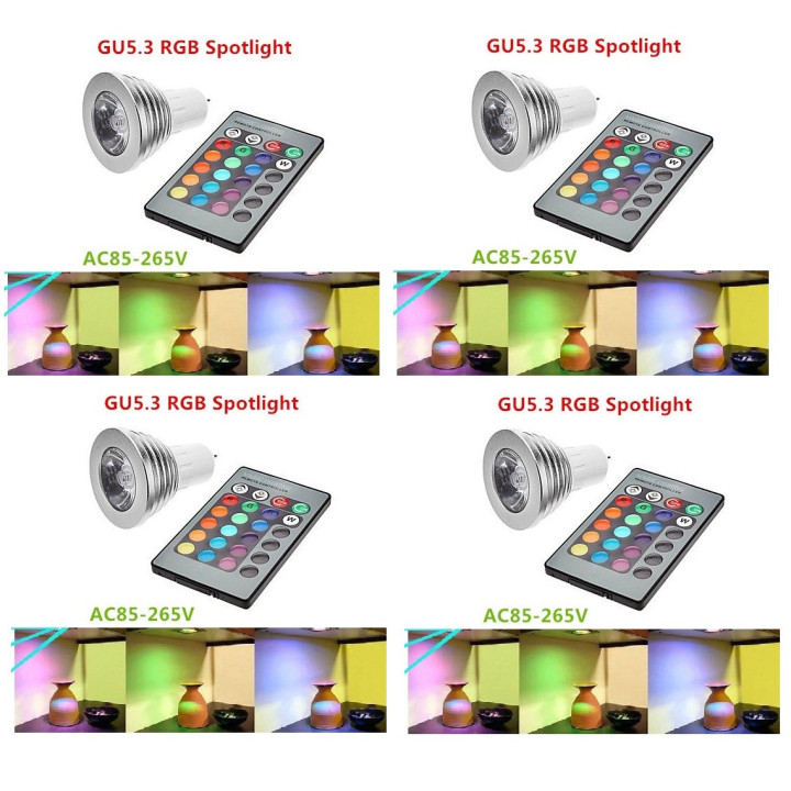 5w rgb led scheinwerfer mr16