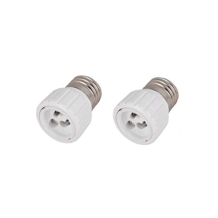 2 e27 gu10 adapter converter portalampada lampada led 12v 24v 48v 220v presa di adattamento