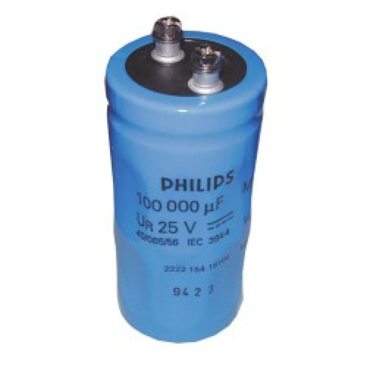 Condensatore c38-39 10000 chemical uf 25vdc dim: 35 x 85 mm. ref: cdco3825v10kmf cen - 1