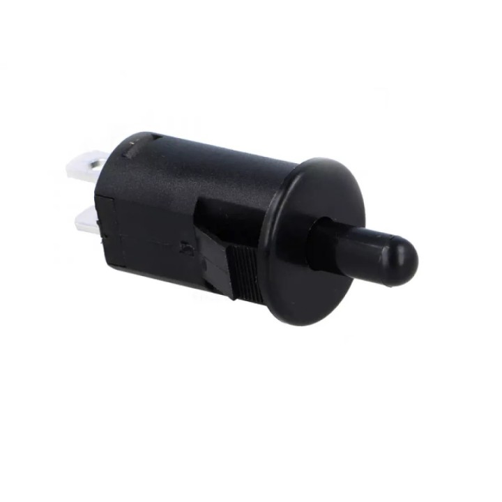 Interruttore a pulsante 1p nero on-off 2a 250v r1858c