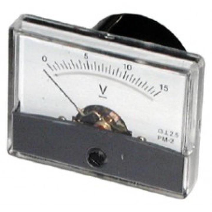 Galvanometer voltmeter 30v dc klasse 2,5 dim: 60 x 47 mm fix: 32 x 32 ref: medp4830v toogoo - 1