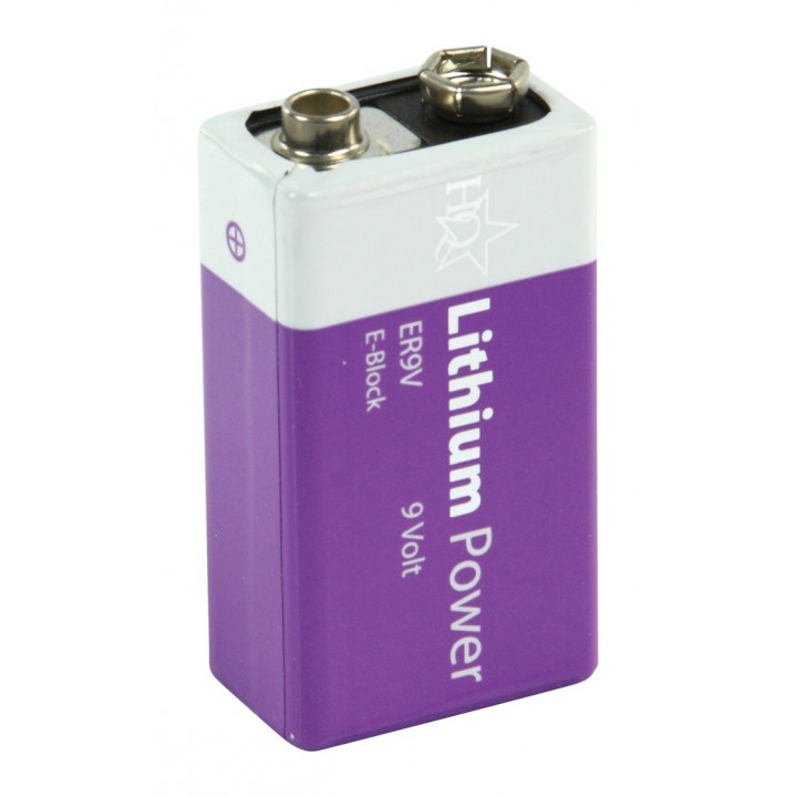 9 v batería de litio hq - 1
