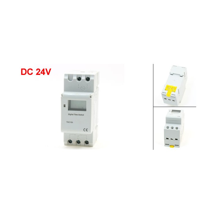 Reloj  24vcc 2200w 7 dias thc15a para fijacion din jr international - 7