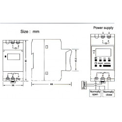 Thc15a digital lcd power weekly programmable timer dc 24v time relay switch jr international - 3
