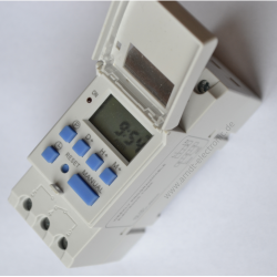 Clock electric digital clock 220vac 2200w 7 days programmable clock for rail, din digital programmable clock for pool alarm acti