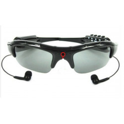 Cámara espía gafas de sol mp3 embarquée dv86 grabación gafas espía sol escuchando jr international - 3