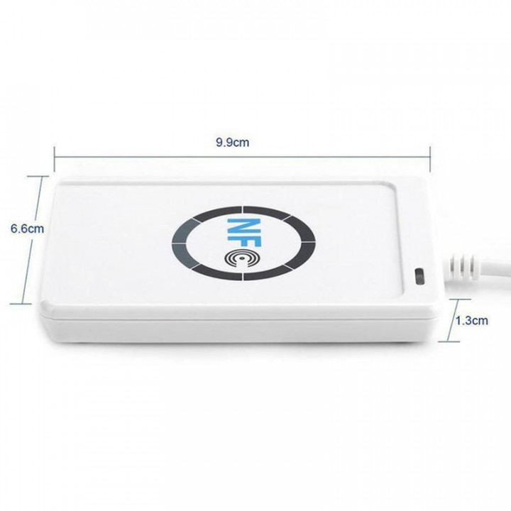 NFC ACR122U RFID lector y escritor inteligente sin contacto / USB + 5X IC Card 2017 al por mayor