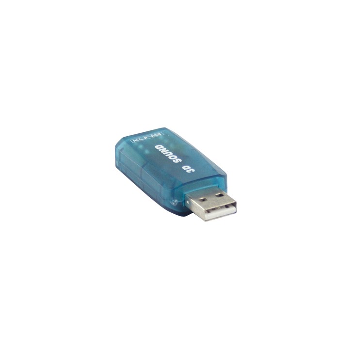 Adaptador de sonido virtual 3d usb 5.1 konig konig - 1