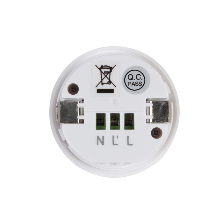 Detector de movimiento por infrarrojos sensor pir 300w 220v ø28mm construido pir40 jr  international - 2