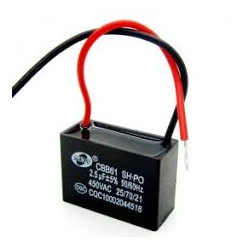condensador CBB61 450V 2.5UF ventilador del condensador del ventilador de escape condensadores sourcingmap - 1