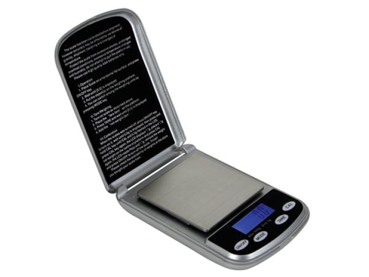 Electronic pocket scale 500g vtbal16 laptop weighs 0.1g weight measure small objects velleman - 1