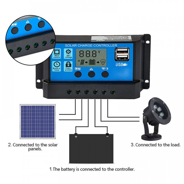 Regulator 20a 12v last 13vcc 24v auto-pwm-controller fq 30a solarzelle stromregelung