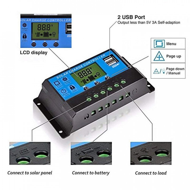 Regulator 20a 12v last 13vcc 24v auto-pwm-controller fq 30a solarzelle stromregelung
