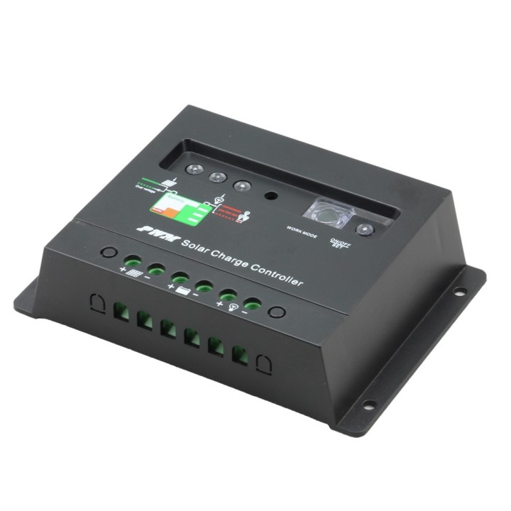 Regulateur charge 30a 12v 13vcc 24v auto pwm cellule solaire controleur courant regulation