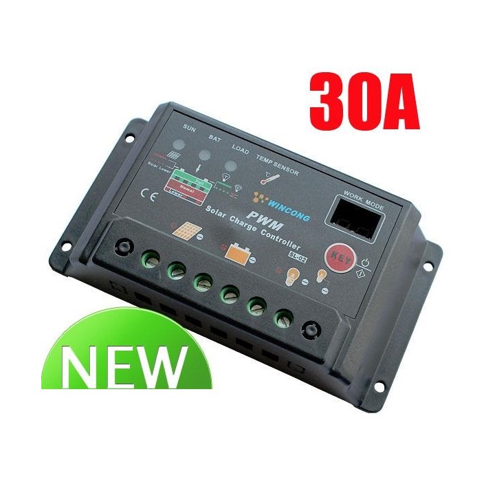 Laderegler 30a 13vcc 12v 24v solarzellen strom kontroller solarzelle strom starke kontroller
