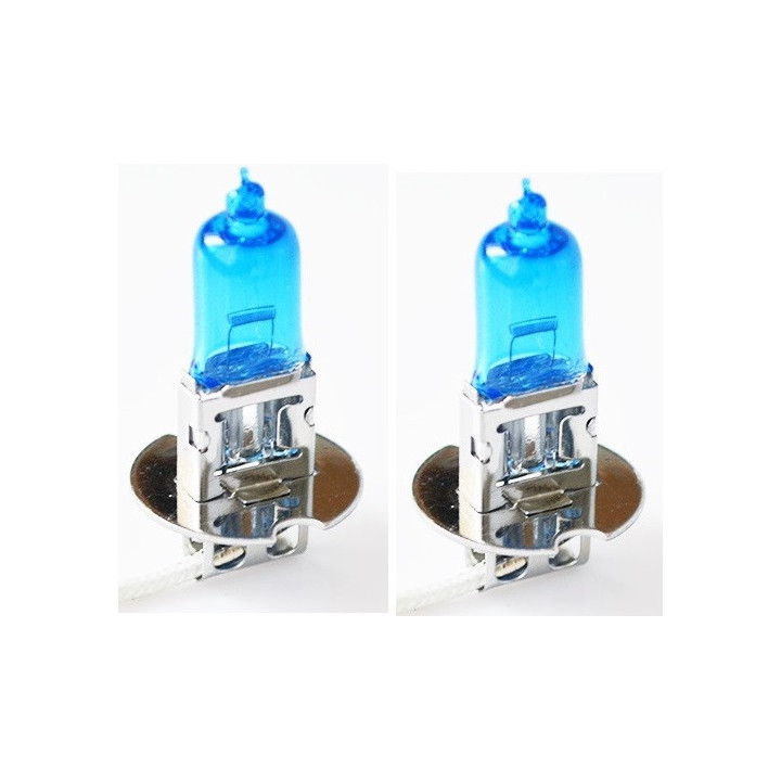 12V 55W H3 Car-Styling-Halogen-Lampe 5000K Xenon Dark Blue Quartz Glas-Auto-Scheinwerfer-Glühlampe Super White