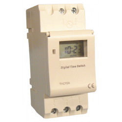 Clock electric digital clock 220vac 2200w 7 days programmable clock for rail, din digital programmable clock for pool alarm acti