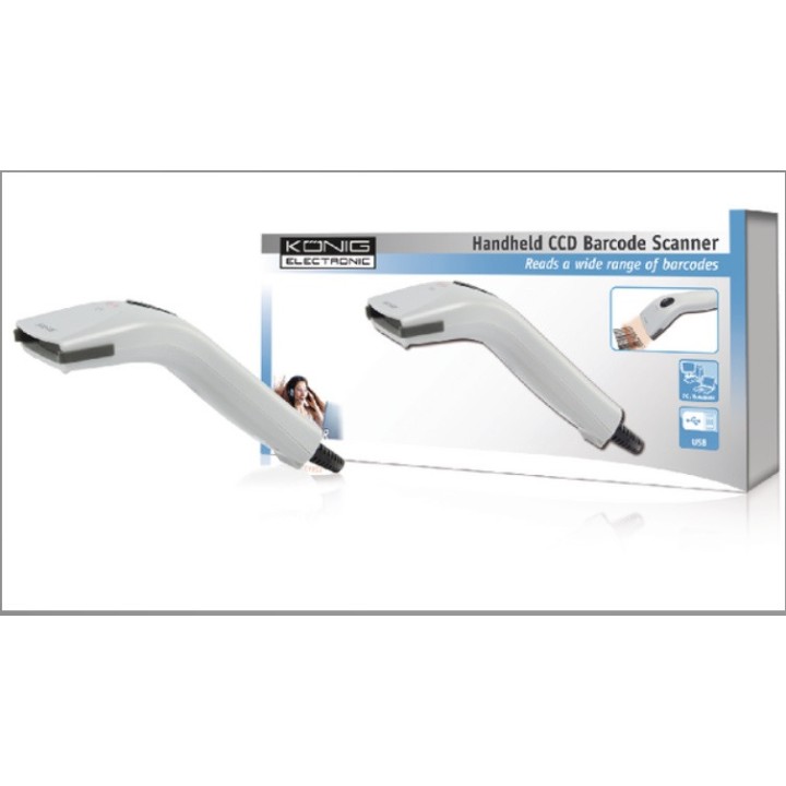 Escáner de código de barras de código de barras escáner de mano ducha usb cmp-barscan21