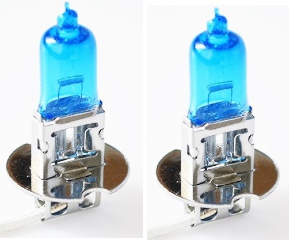 Ampoule 12v 55w H3 vision pk22s lampe eclairage lumiere bleu Quartz Verre phare de voiture