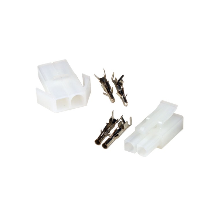 Juego de conectores multifunción 6,2 mm 1 x 2 polos para cables de 0,5 a 2,1 mm² 50v 10a