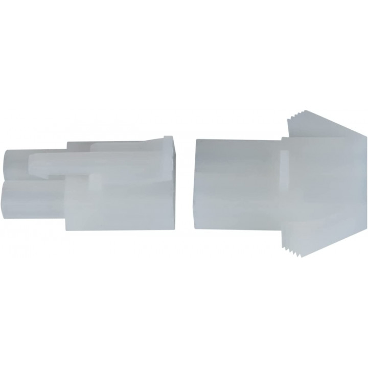 Jeu de connecteur multifonction 6.2mm 1 x 2 poles pour câbles de 0.5 à 2.1 mm² 50v 10a