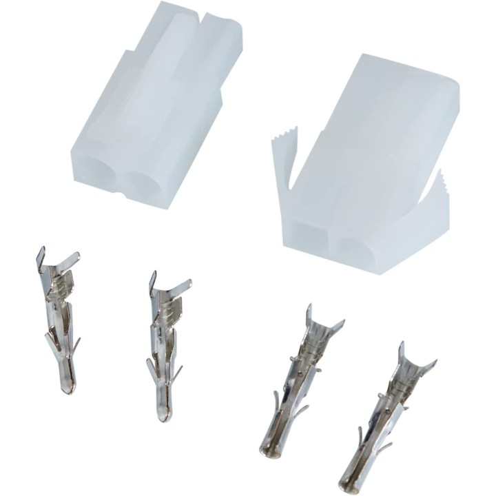 Juego de conectores multifunción 6,2 mm 1 x 2 polos para cables de 0,5 a 2,1 mm² 50v 10a
