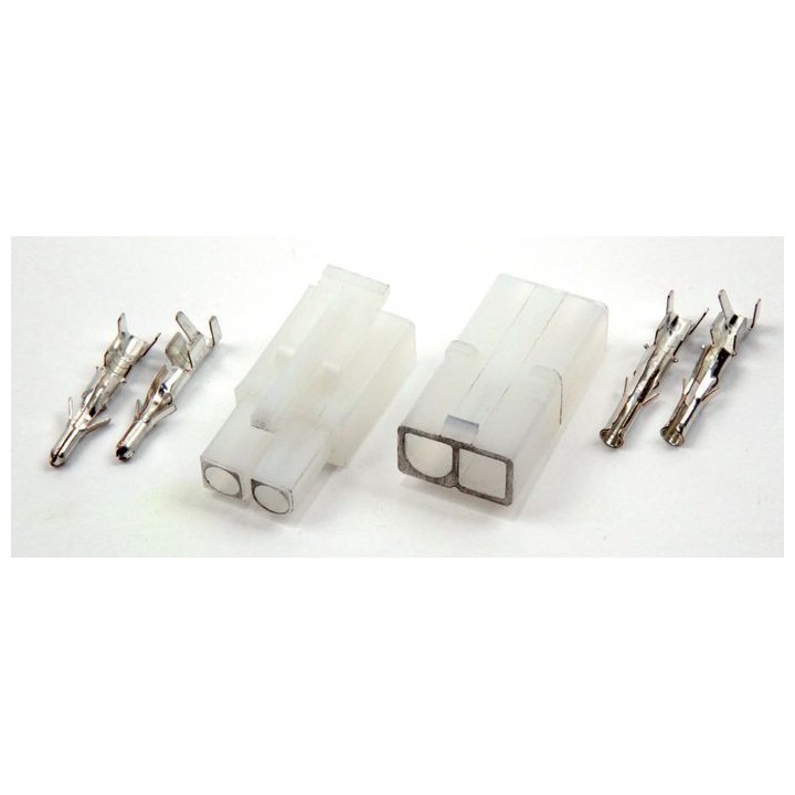 Juego de conectores multifunción 6,2 mm 1 x 2 polos para cables de 0,5 a 2,1 mm² 50v 10a