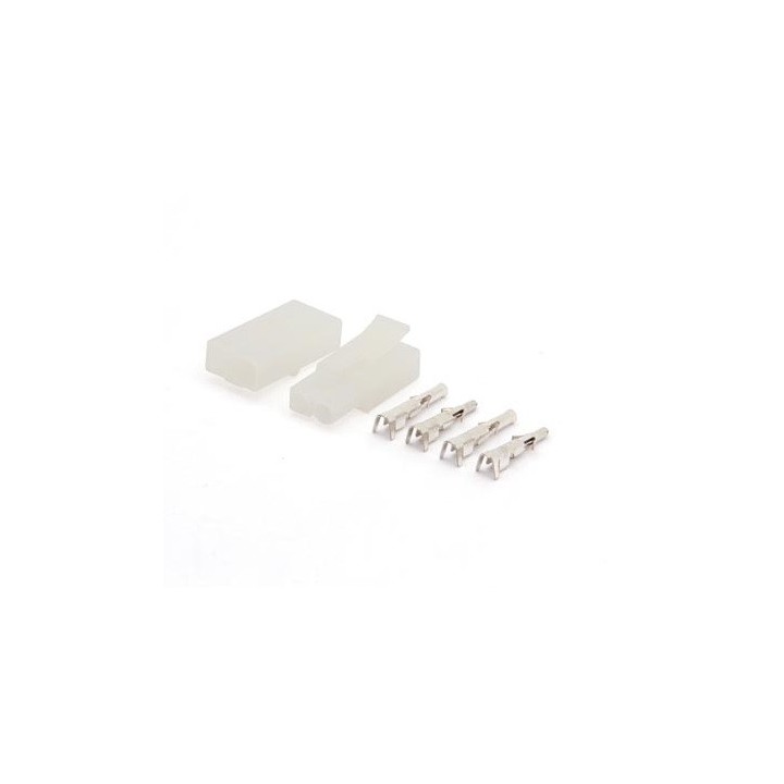 Jeu de connecteur multifonction 6.2mm 1 x 2 poles pour câbles de 0.5 à 2.1 mm² 50v 10a